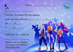 carton Kpop Demon Hunter